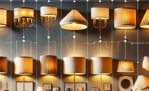 different shapes of lampshades